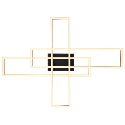 Globo - LED Ceiling light LED/40W/230V 3000K 60x80 cm black/gold
