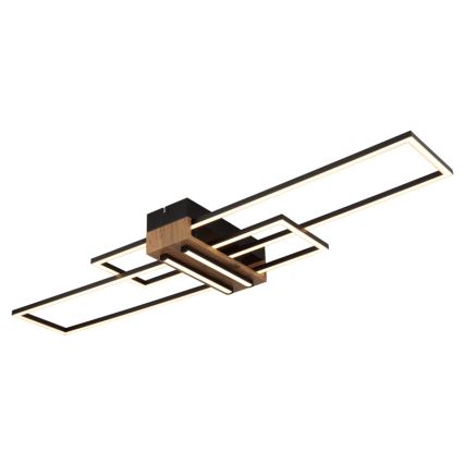 Globo - LED Ceiling light LED/40W/230V 3000K 25x100 cm black