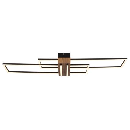Globo - LED Ceiling light LED/40W/230V 3000K 25x100 cm black