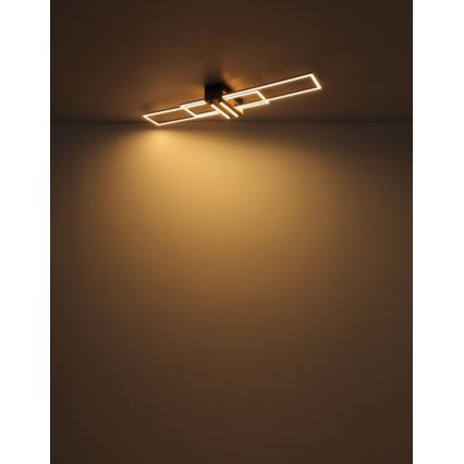 Globo - LED Ceiling light LED/40W/230V 3000K 25x100 cm black