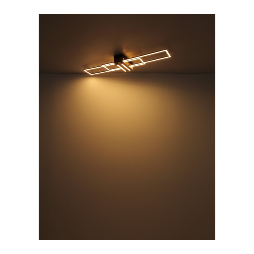 Globo - LED Ceiling light LED/40W/230V 3000K 25x100 cm black