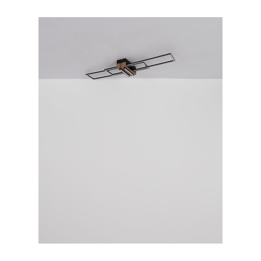 Globo - LED Ceiling light LED/40W/230V 3000K 25x100 cm black