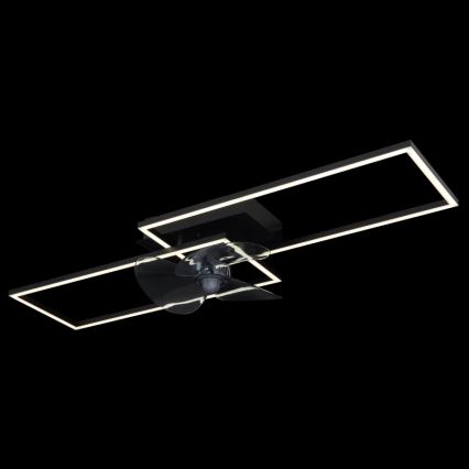 Globo - Dimmable LED Ceiling Light with Fan LED/38W/230V 3000-6500K + Remote Control