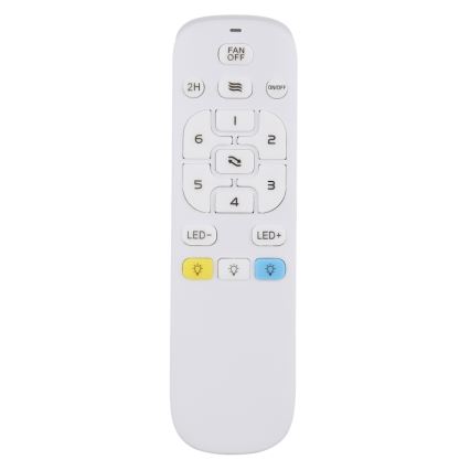 Globo - Dimmable LED Ceiling Light with Fan LED/38W/230V 3000-6500K + Remote Control