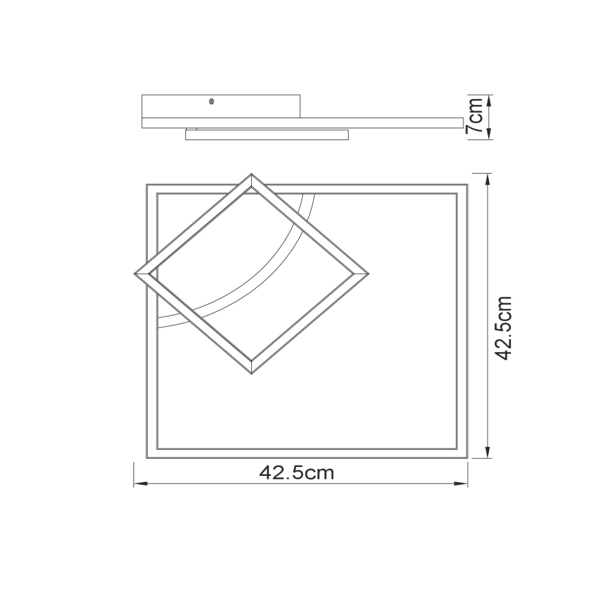 Globo - LED Surface-mounted chandelier LED/40W/230V