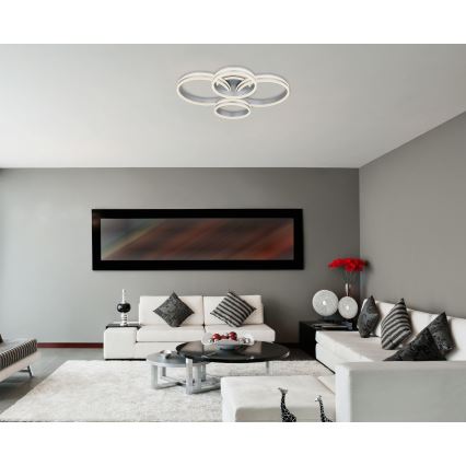 Globo - LED Dimmable ceiling light LED/90W/230V 2700-6000K 68x85 cm + remote control