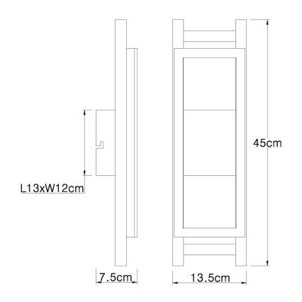 Globo - LED Wall light LED/10W/230V