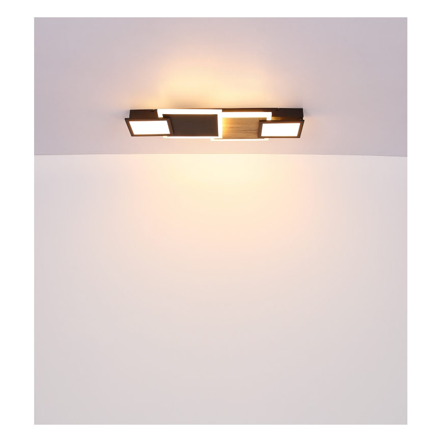 Globo 67279-30 - CAROLINE LED Ceiling Light LED/30W/230V 25x71,5 cm beige/black