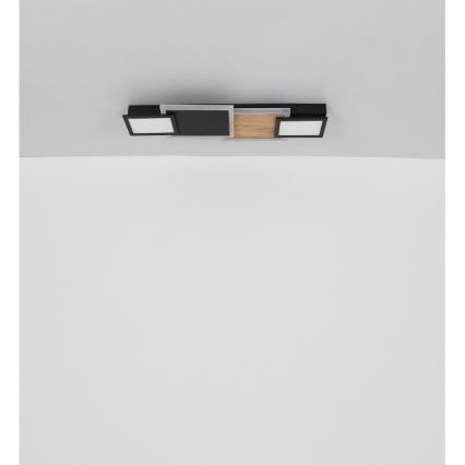 Globo 67279-30 - CAROLINE LED Ceiling Light LED/30W/230V 25x71,5 cm beige/black