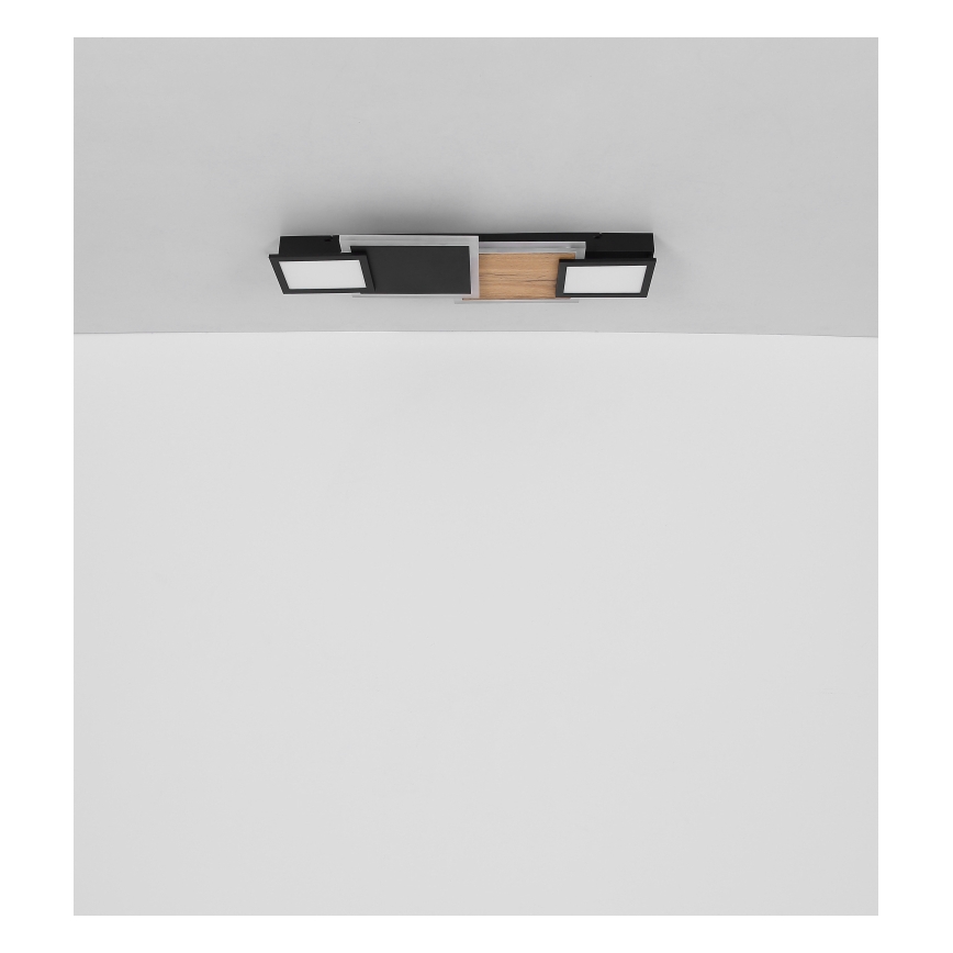 Globo 67279-30 - CAROLINE LED Ceiling Light LED/30W/230V 25x71,5 cm beige/black