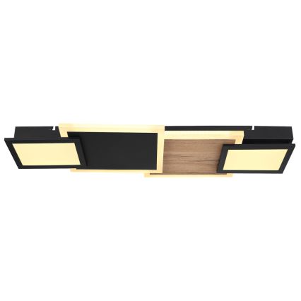 Globo 67279-30 - CAROLINE LED Ceiling Light LED/30W/230V 25x71,5 cm beige/black