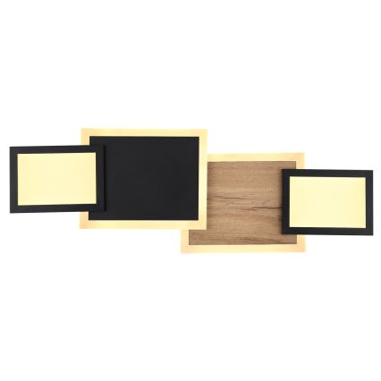 Globo 67279-30 - CAROLINE LED Ceiling Light LED/30W/230V 25x71,5 cm beige/black