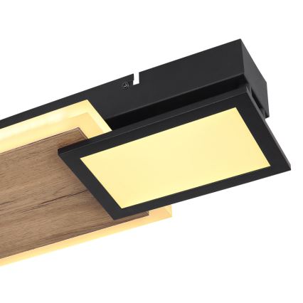Globo 67279-30 - CAROLINE LED Ceiling Light LED/30W/230V 25x71,5 cm beige/black