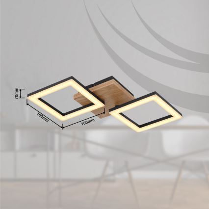 Globo - LED Surface-mounted chandelier LED/18W/230V
