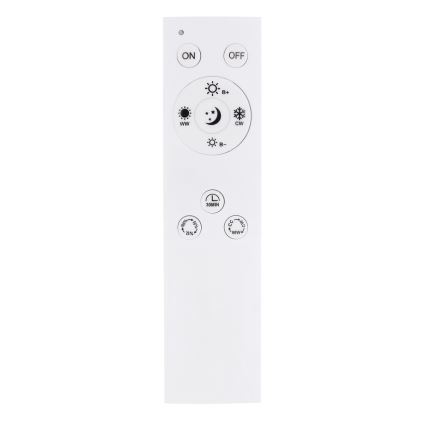 Globo - LED Dimmable surface-mounted chandelier LED/22W/230V 2700-6000K + remote control
