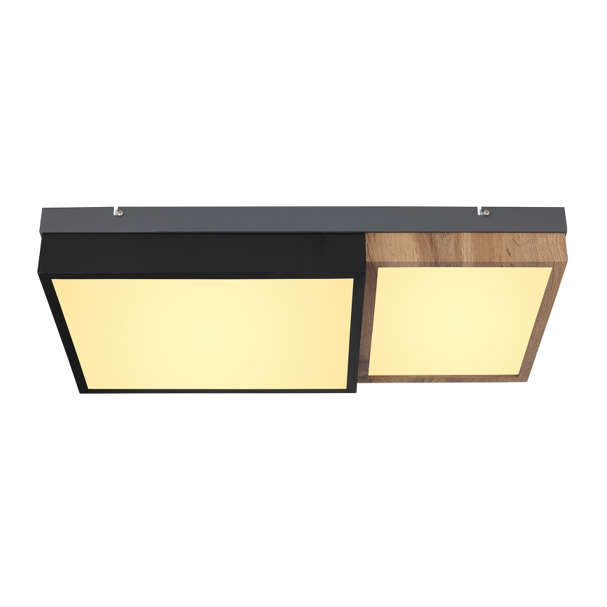Globo 67286-30 - GUNDI LED Ceiling Light LED/30W/230V 35x65 cm brown/black