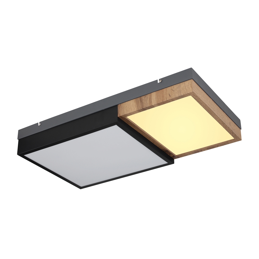 Globo 67286-30 - GUNDI LED Ceiling Light LED/30W/230V 35x65 cm brown/black