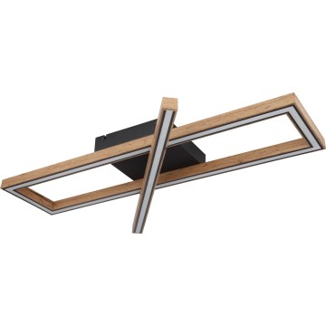 Globo 67287D1 - LED Ceiling Light MANDERA LED/36W/230V 20x80 cm brown
