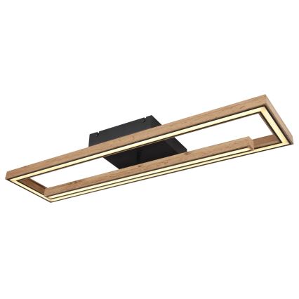 Globo 67287D1 - LED Ceiling Light MANDERA LED/36W/230V 20x80 cm brown