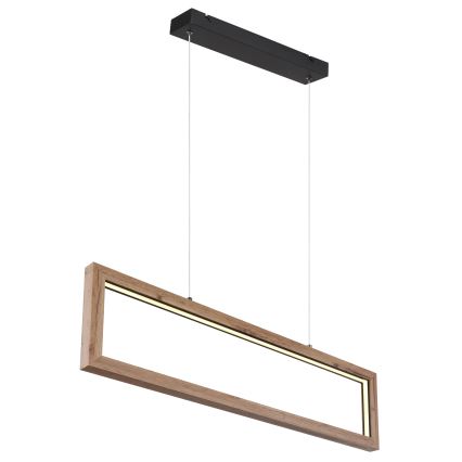 Globo 67287H - MANDERA Cable-Suspended LED Pendant, 24W, 230V, Brown