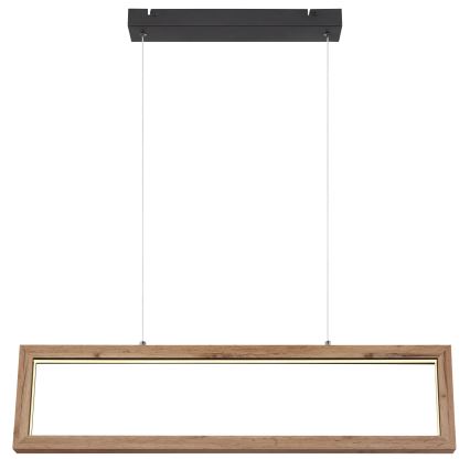 Globo 67287H - MANDERA Cable-Suspended LED Pendant, 24W, 230V, Brown