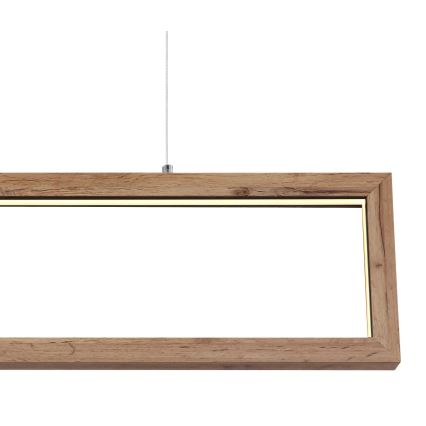 Globo 67287H - MANDERA Cable-Suspended LED Pendant, 24W, 230V, Brown