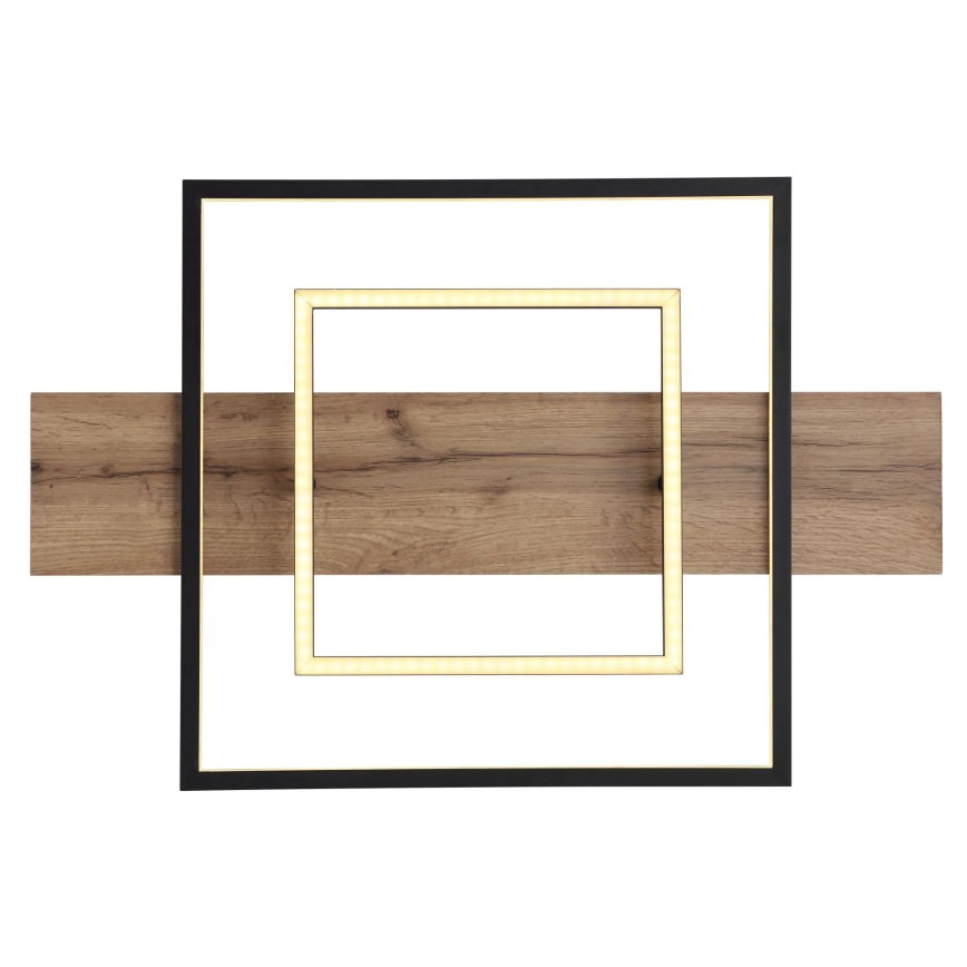 Globo 67289D - LED Dimmable Ceiling Light VANNI LED/24W/230V 40x60 cm brown/black