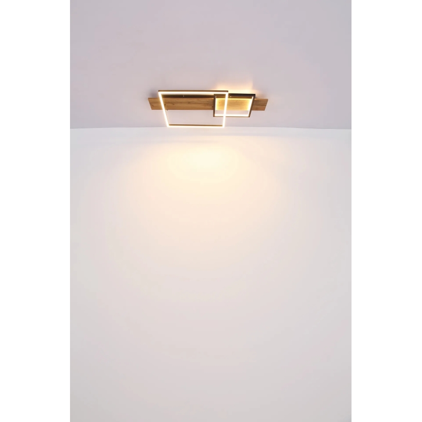 Globo 67289D1 - VANNI LED Ceiling Light LED/24W/230V 40x75 cm brown/black