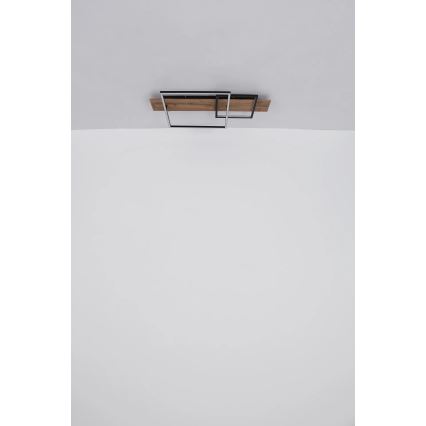 Globo 67289D1 - VANNI LED Ceiling Light LED/24W/230V 40x75 cm brown/black
