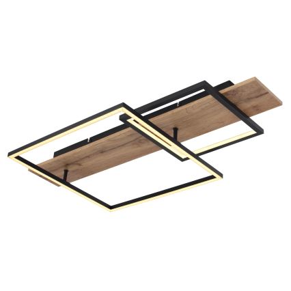 Globo 67289D1 - VANNI LED Ceiling Light LED/24W/230V 40x75 cm brown/black