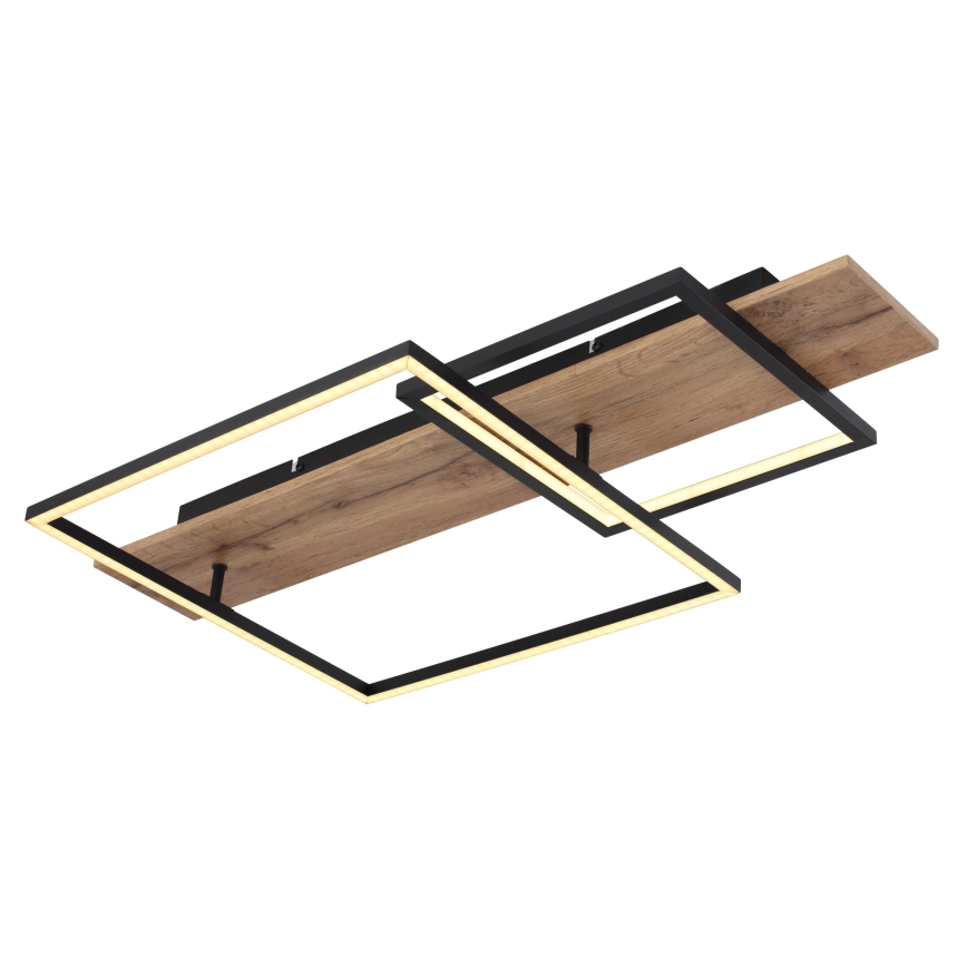 Globo 67289D1 - VANNI LED Ceiling Light LED/24W/230V 40x75 cm brown/black