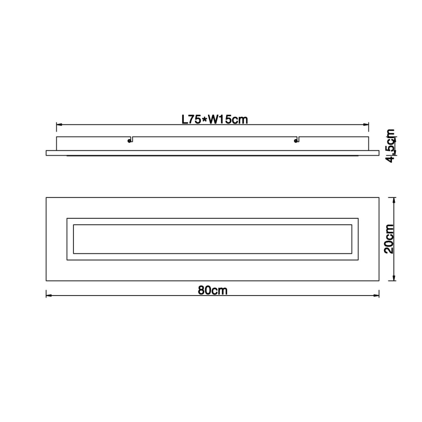 Globo - LED Ceiling light LED/24W/230V