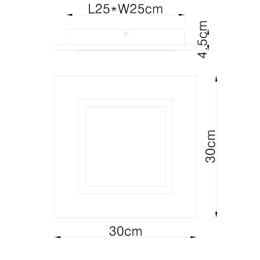 Globo - LED Ceiling light LED/12W/230V