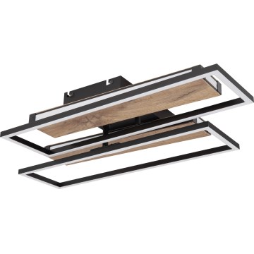 Globo 67299D1 - LED Ceiling Light COLLI LED/48W/230V 52x60 cm brown/black