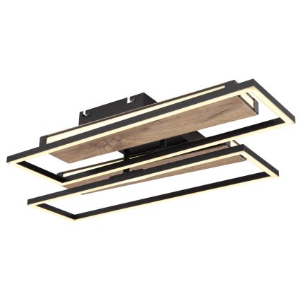 Globo 67299D1 - LED Ceiling Light COLLI LED/48W/230V 52x60 cm brown/black