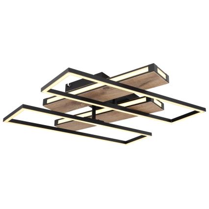 Globo 67299D1 - LED Ceiling Light COLLI LED/48W/230V 52x60 cm brown/black
