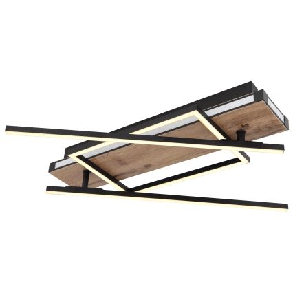 Globo 67299D3 - COLLI LED Ceiling Light LED/40W/230V 88x120 cm beige/black