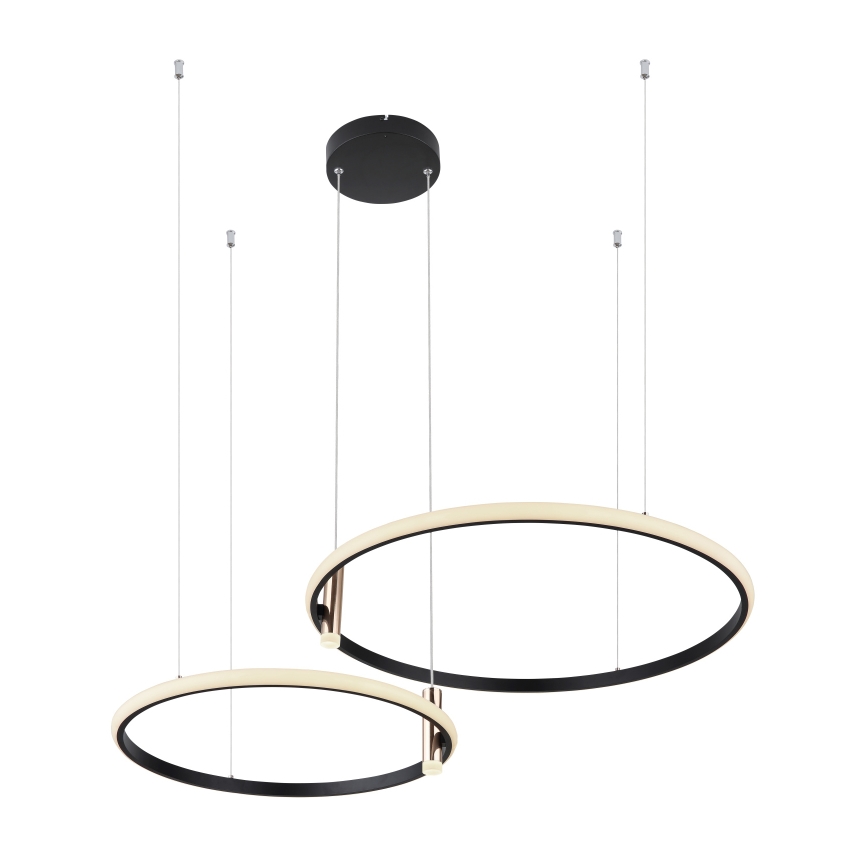 Globo - LED Dimmable chandelier on a string LED/55W/230V 2700-6000K black + remote control