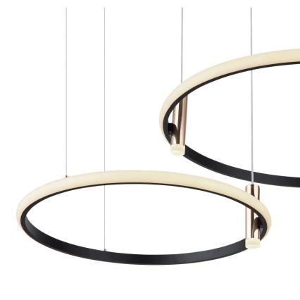 Globo - LED Dimmable chandelier on a string LED/55W/230V 2700-6000K black + remote control