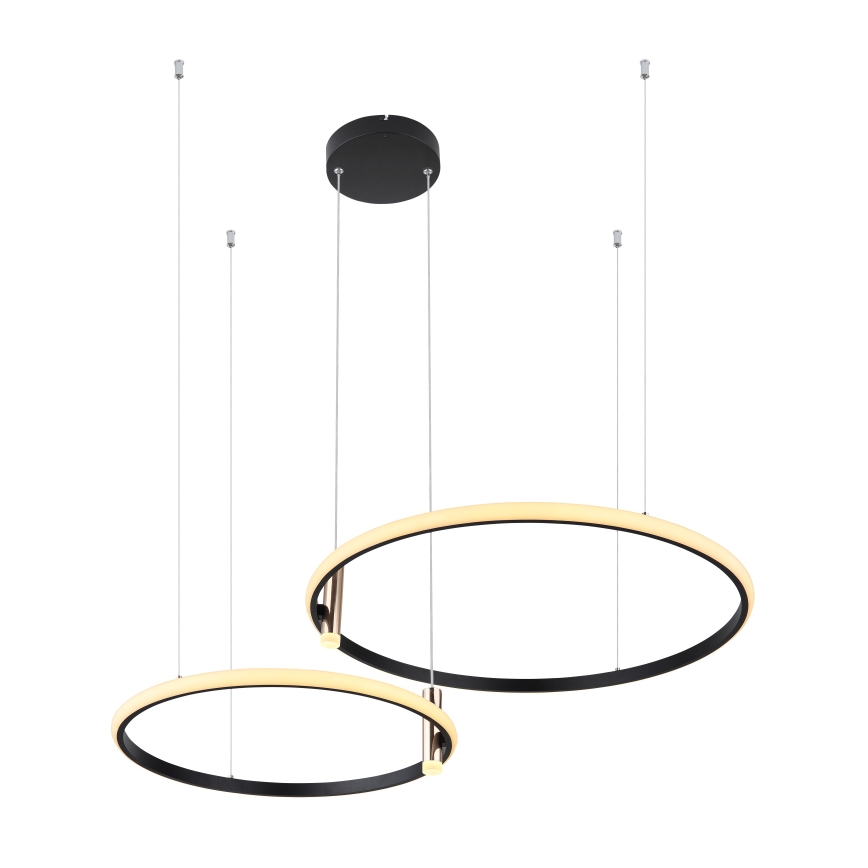 Globo - LED Dimmable chandelier on a string LED/55W/230V 2700-6000K black + remote control