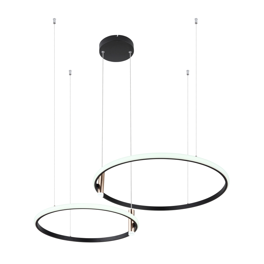Globo - LED Dimmable chandelier on a string LED/55W/230V 2700-6000K black + remote control