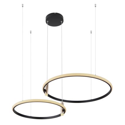 Globo - LED Dimmable chandelier on a string LED/55W/230V 2700-6000K black + remote control