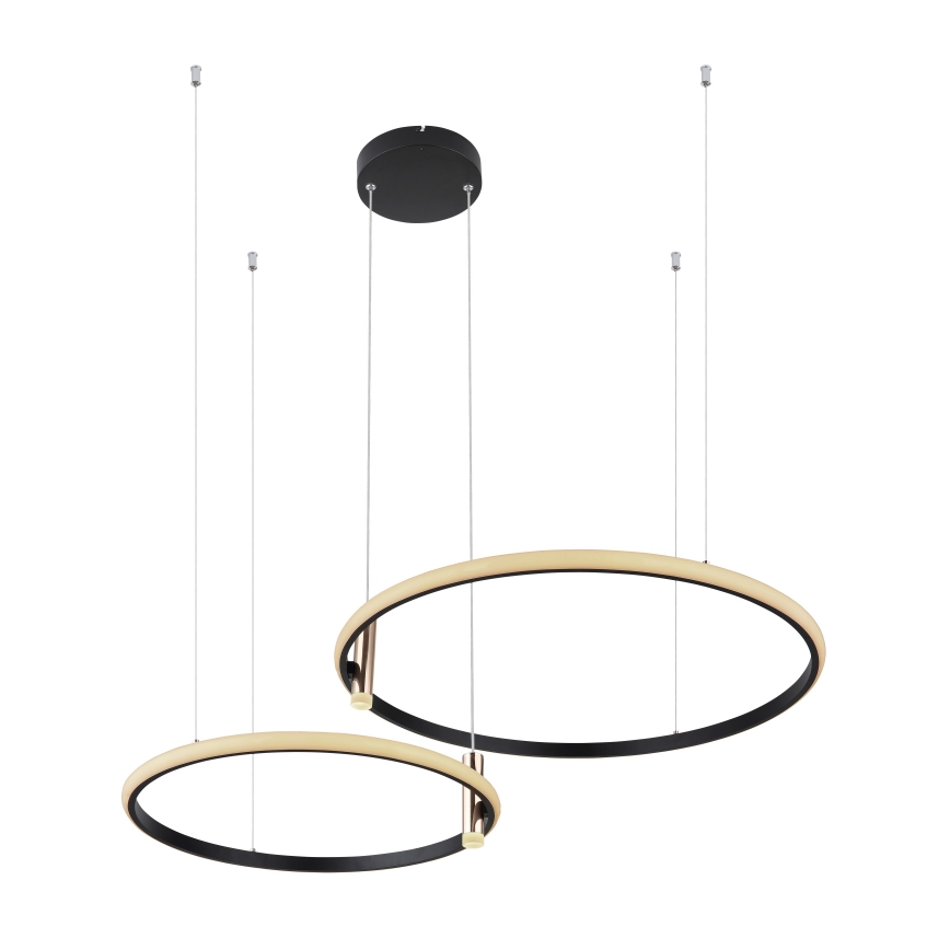 Globo - LED Dimmable chandelier on a string LED/55W/230V 2700-6000K black + remote control