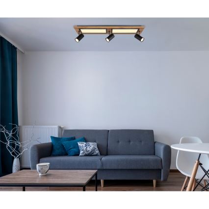 Globo - LED Spotlight LED/24W/230V + 3xGU10/5W