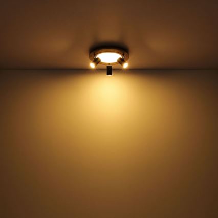Globo - LED Spotlight 3xGU10/5W/230V + LED/15W/230V