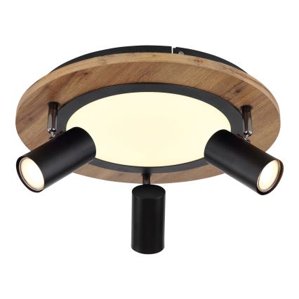 Globo - LED Spotlight 3xGU10/5W/230V + LED/15W/230V