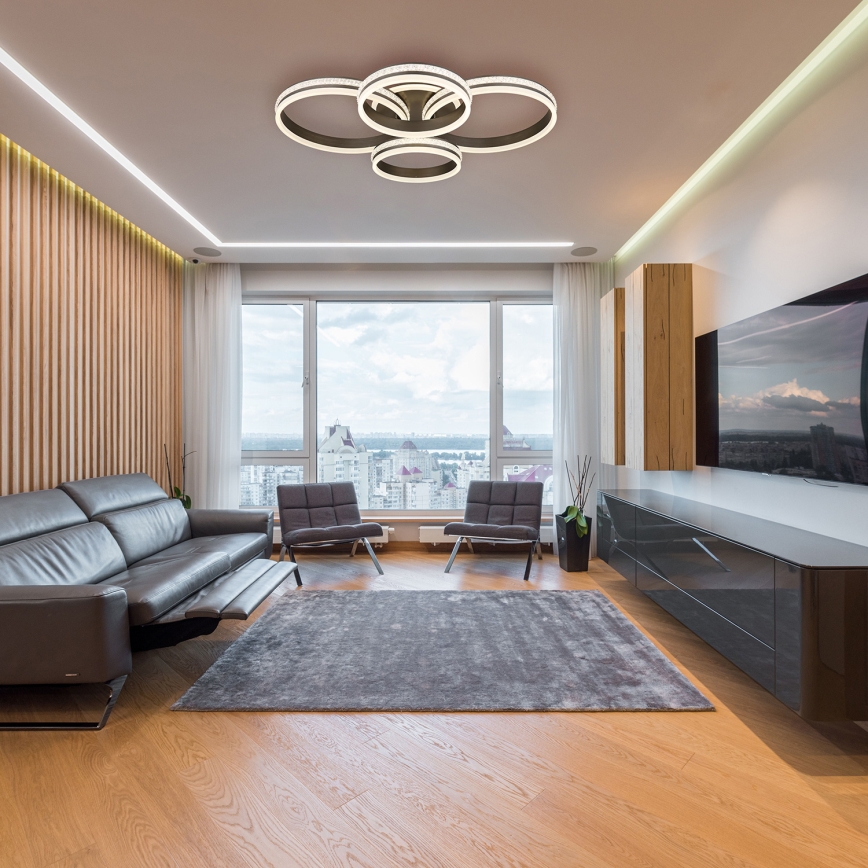 Globo - LED Dimmable ceiling light LED/90W/230V 2700K-6000K + remote control
