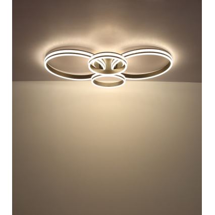 Globo - LED Ceiling light LED/39W/230V 2700/4500/6500K 106x60 cm anthracite