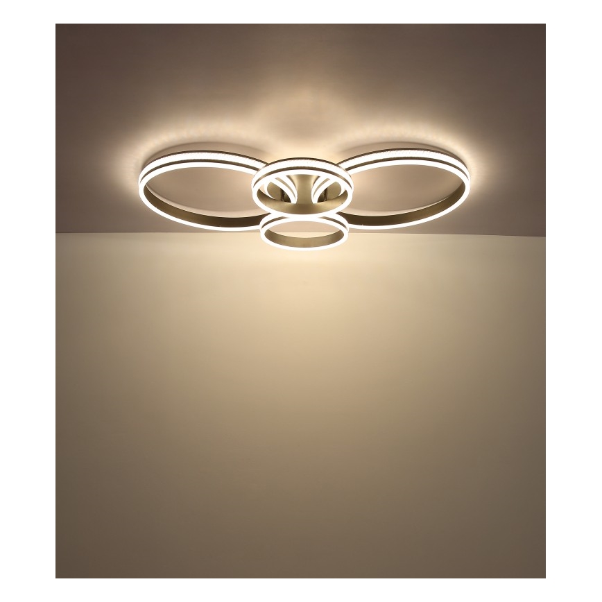 Globo - LED Ceiling light LED/39W/230V 2700/4500/6500K 106x60 cm anthracite