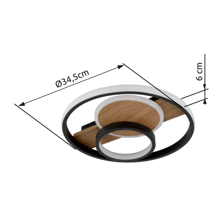 Globo - LED Ceiling light LED/24W/230V